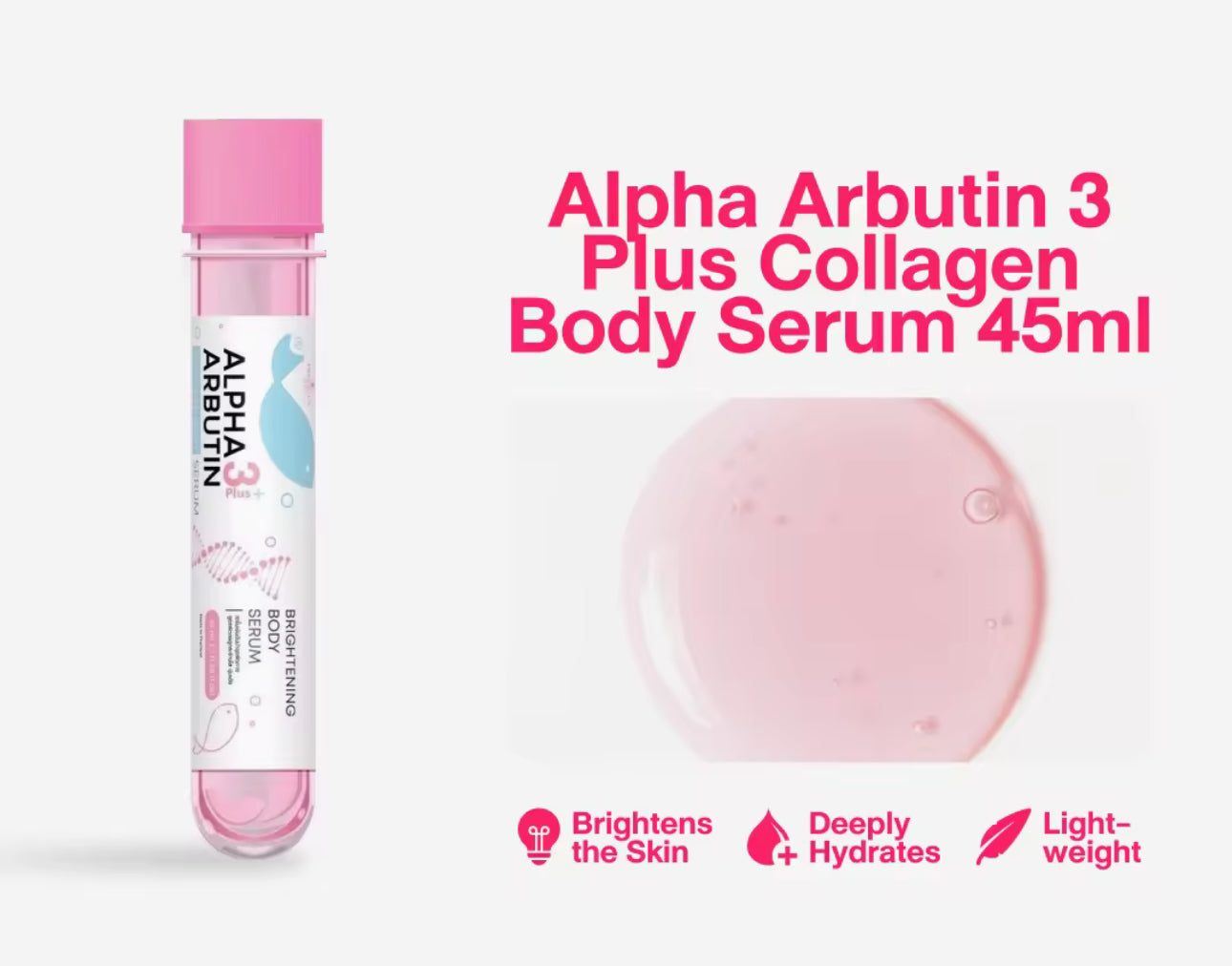 Precious Skin ALpha Arbutin 3 Plus Collagen Whitening Body Serum| Authentic 💯 from Thailand