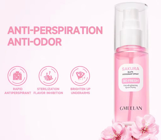 Gmeelan SAKURA Gluta Deodorant Spray – GO FRESH