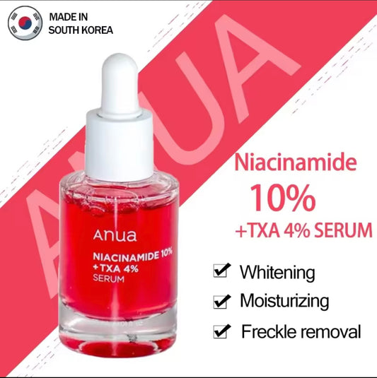Anua Niacinamide 10% + TXA 4% Dark Spot Serum Melasma Sunspots Acne Scars Remover 30 ml