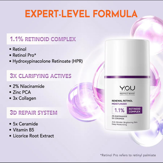 Y.O.U REEFFECT BOOST Renewal Retinol Moisturizer 30g