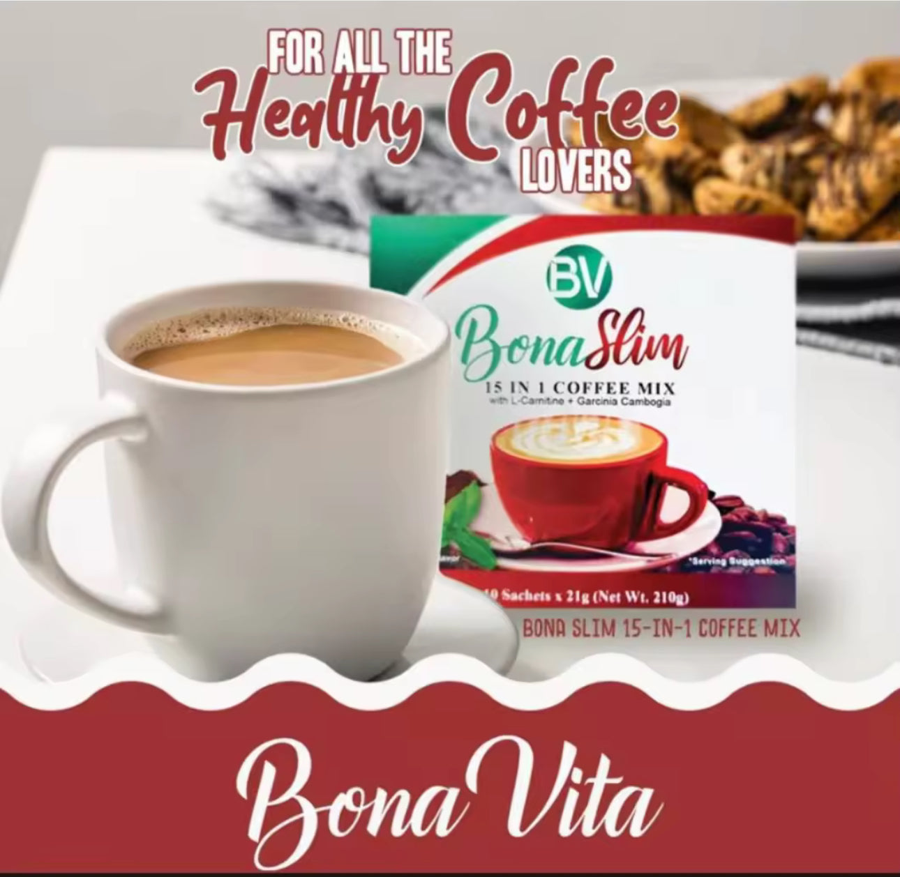 BonaSlim 15-in-1 instant Slimming Coffee