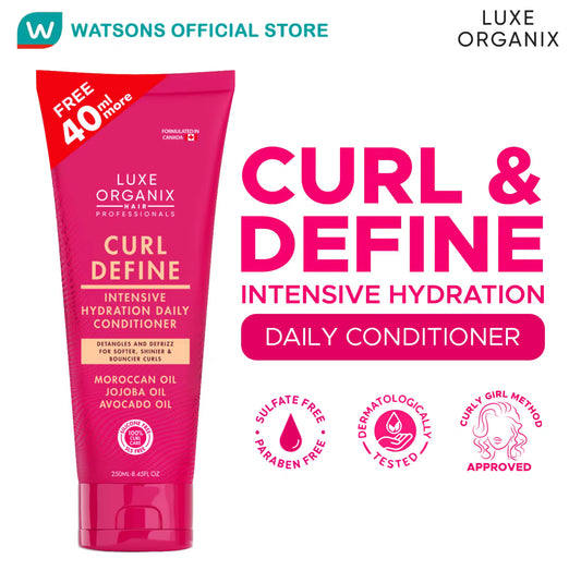 LUXE ORGANIX Curl Define Intensive Hydration Daily Conditioner 210ml