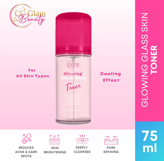 Glowing glass skin toner by CC Glam & Beauty