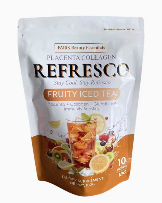 BMRS REFRESCO BEAUTY & HEALTH POWDER DRINKS FRUITY ICE TEA 10x18g