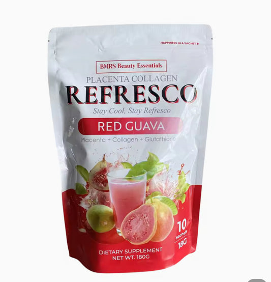 BMRS REFRESCO BEAUTY & HEALTH POWDER DRINKS RED GUAVA| 10x18g