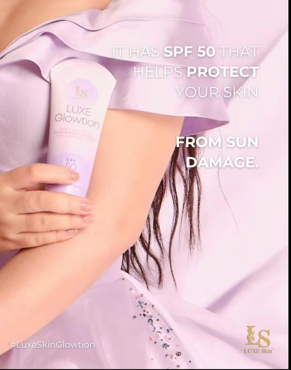 Luxe Skin Glowtion WHITENING LOTION with Bakuchiol Extract for radiant skin 90ml