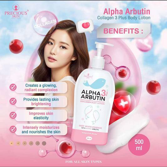 Alpha Arbutin Collagen Lotion 500ml | Authentic 💯 from Thailand