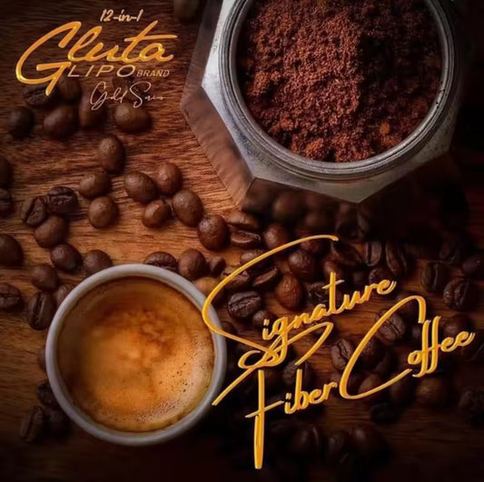 Gluta Lipo Gold- Fiber Coffee