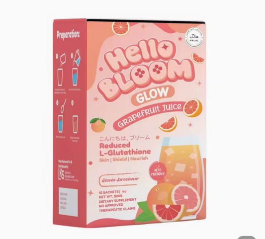 Hello Bloom Glow Grapefruit Juice |18gx10sachets