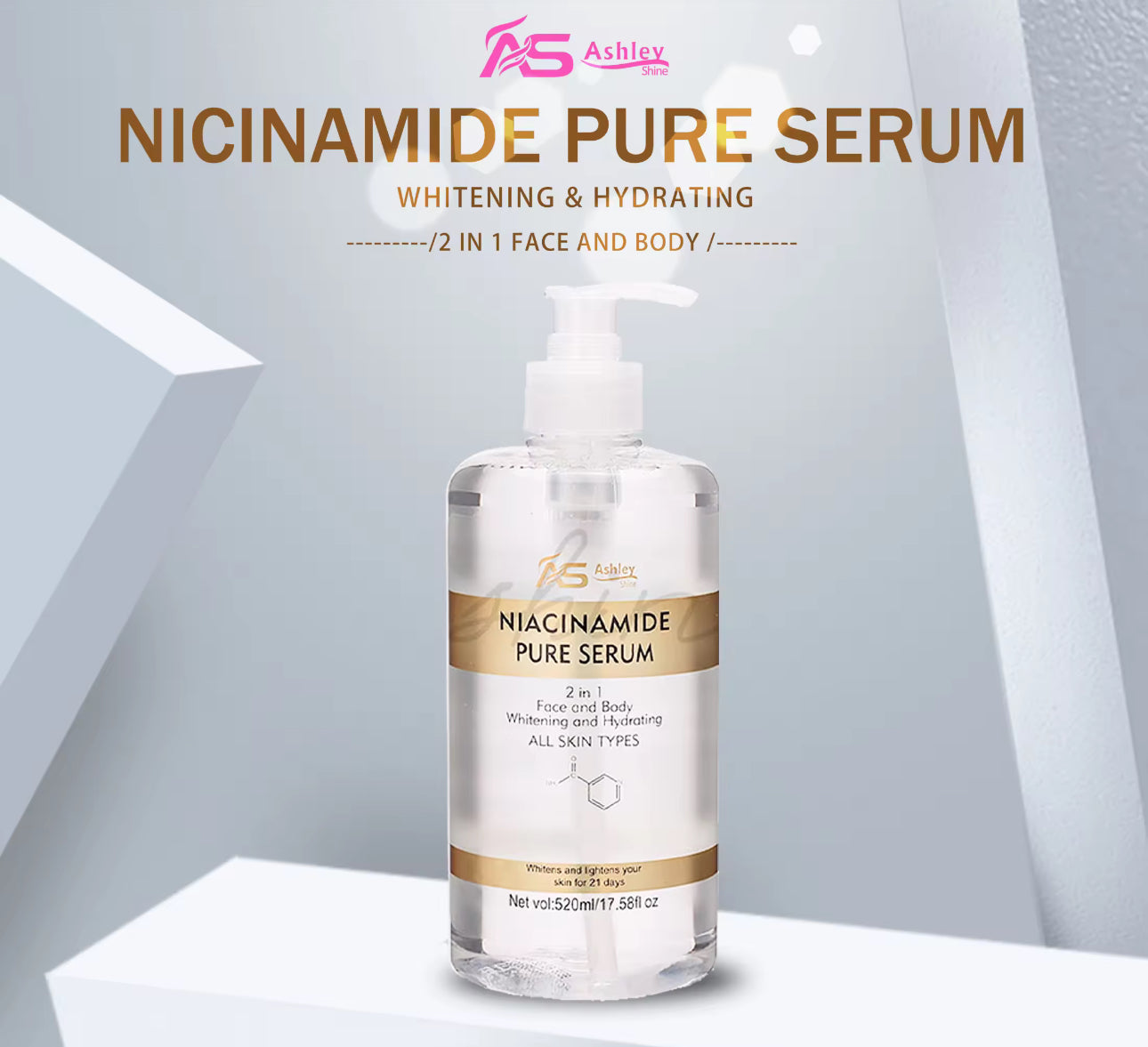 Ashley Shine Niacinamide Pure Serum 520ml