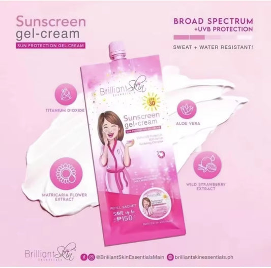 Brilliant Skin Essentials SPF 30 Sunscreen Gel Cream/ 50g Original