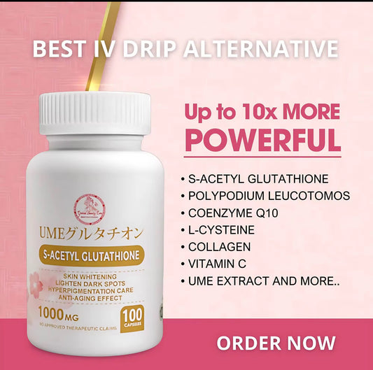 UME-THIONE 100CAPS S ACETYL GLUTATHIONE WITH VIT C AND COENZYME Q10