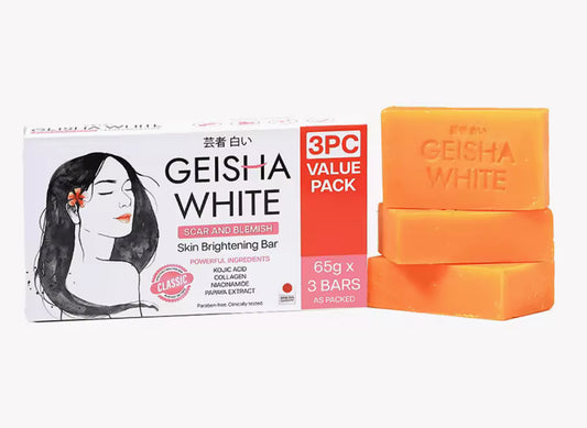 GEISHA WHITE Classic Bar 65gx3pcs