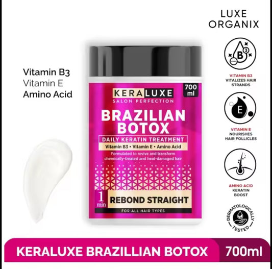 Luxe Organix KERALUXE Salon Perfection 700m| Brazillian Botox