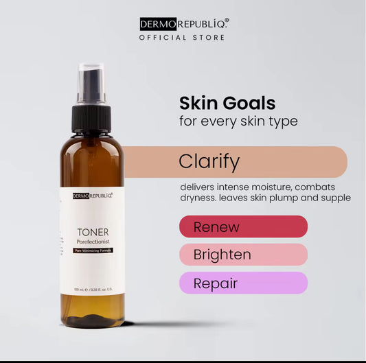 Dermorepubliq Porefectionist Pore Minimizing Toner with Apple Extracts and Niacinamide | 100ml