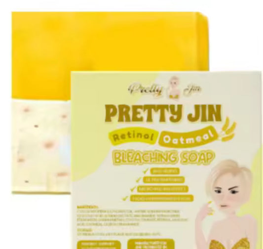Pretty Jin Retinol Oatmeal Soap Whitening