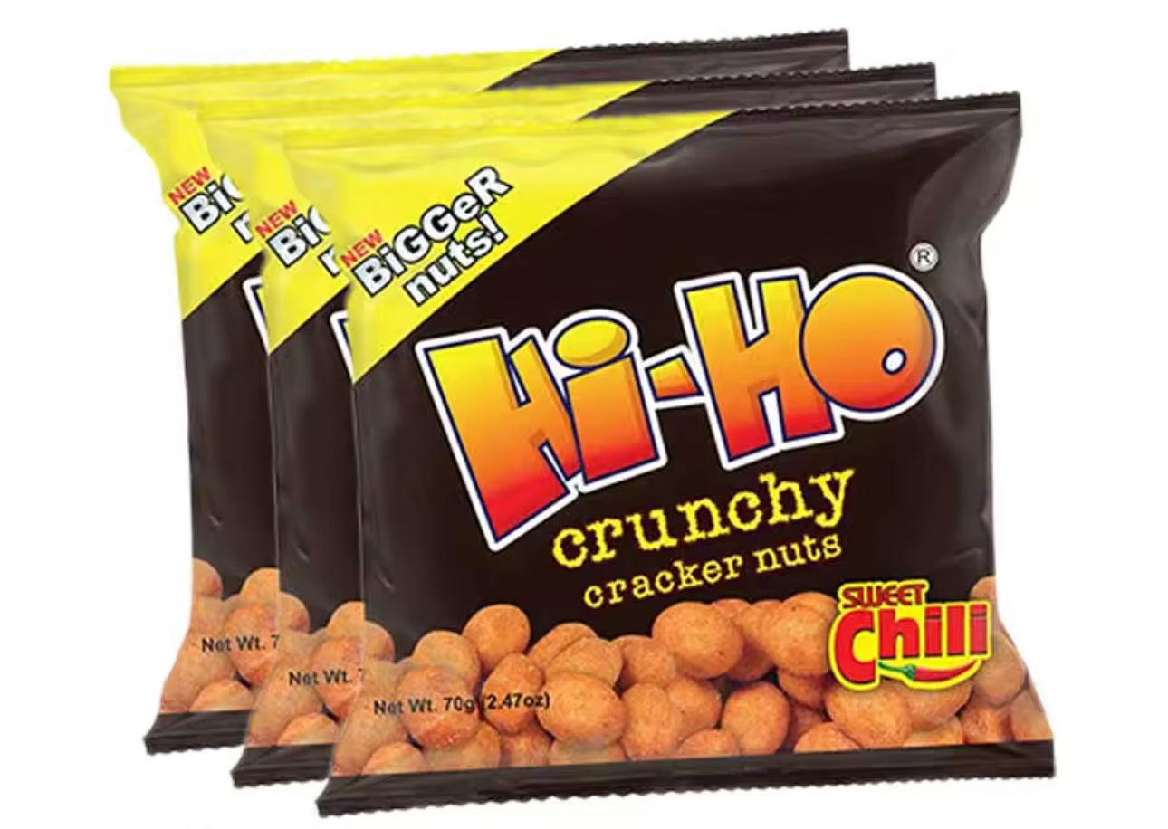 HI-HO CRUNCHY CRACKER NUTS SWEET CHILI FLAVOR