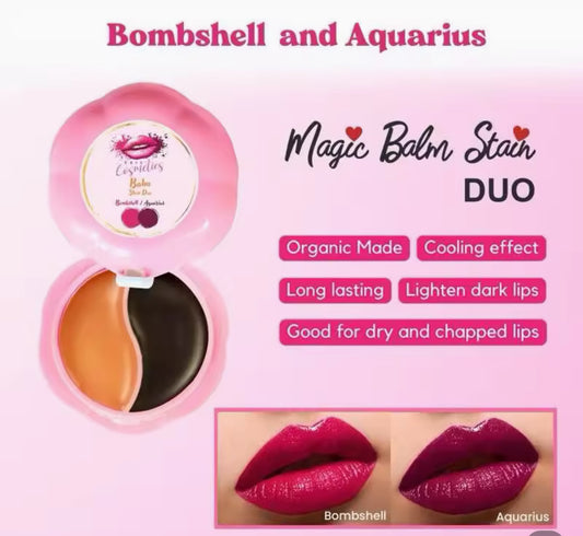 Magic Balm Stain Duo bombshell/aquarius| by Cris Cosmetics