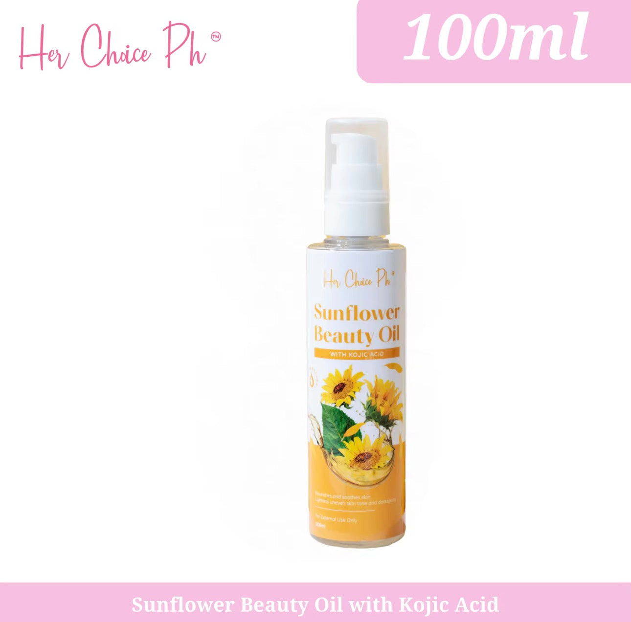 Her Choice PH Sunflower Oil | 100ml