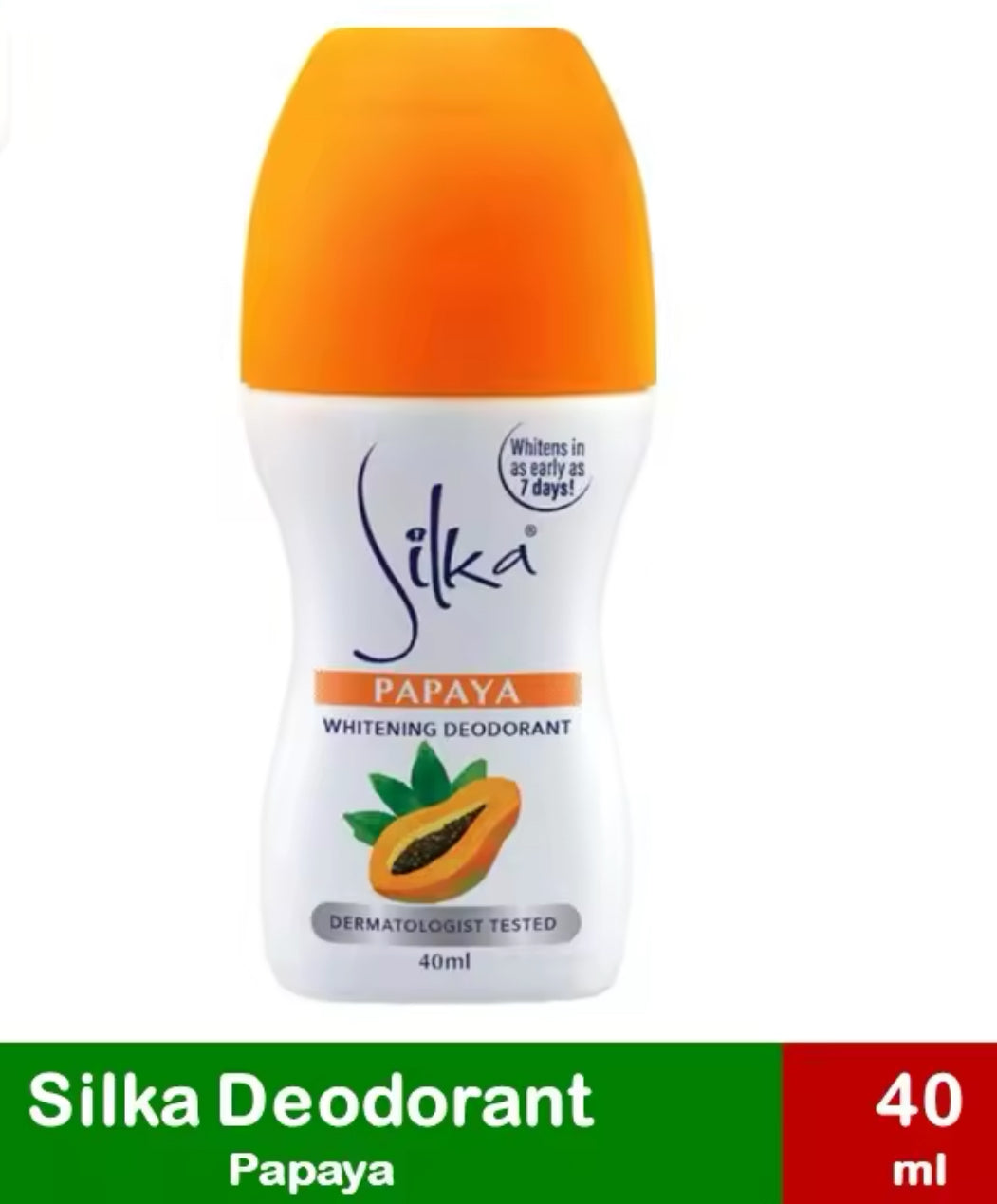 SILKA Papaya Whitening Deodorant 40ml