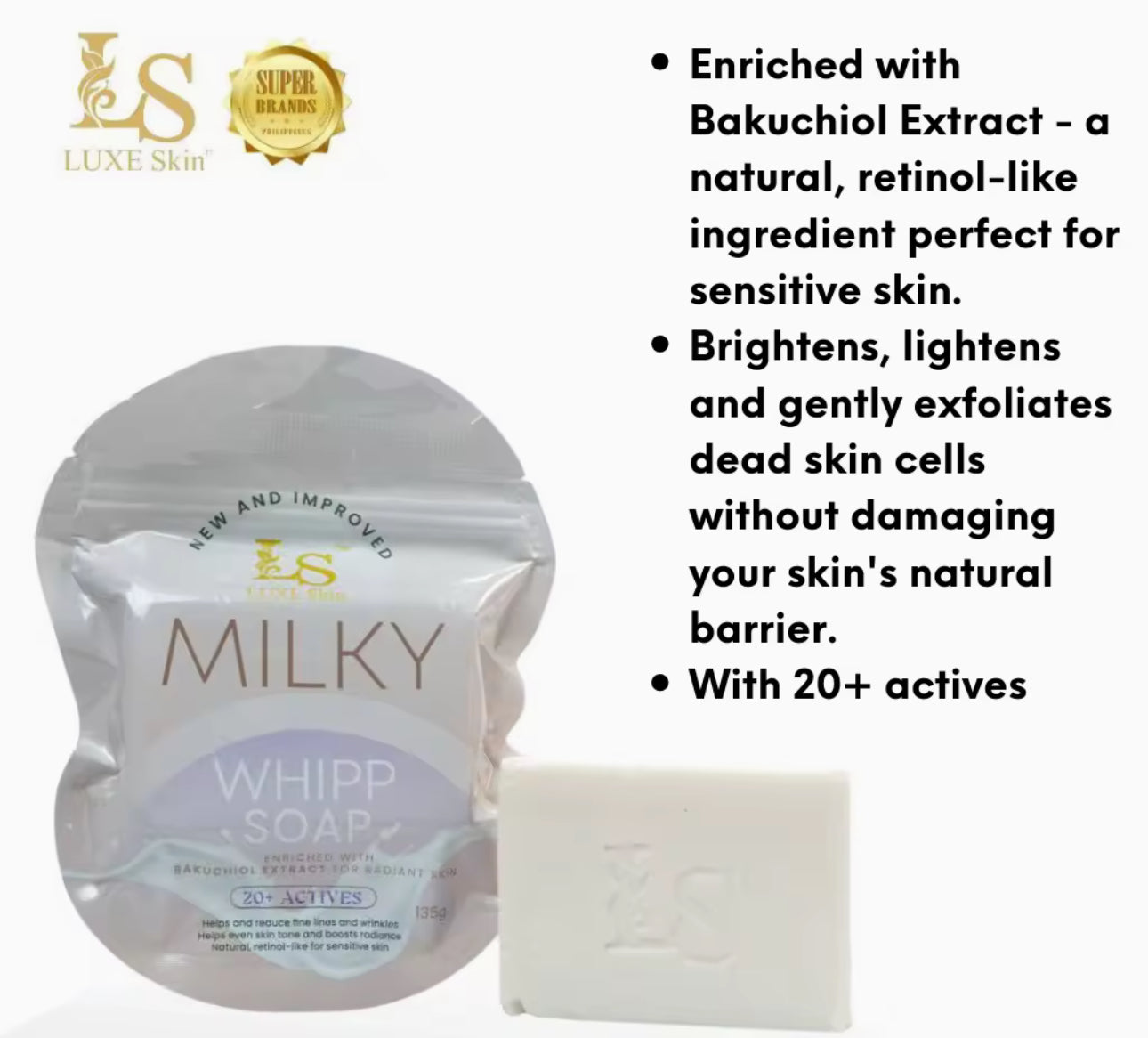 Luxe Skin Milky Whipp Soap 135g