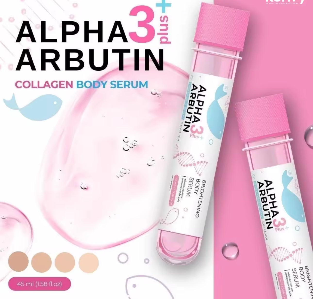 Precious Skin ALpha Arbutin 3 Plus Collagen Whitening Body Serum| Authentic 💯 from Thailand