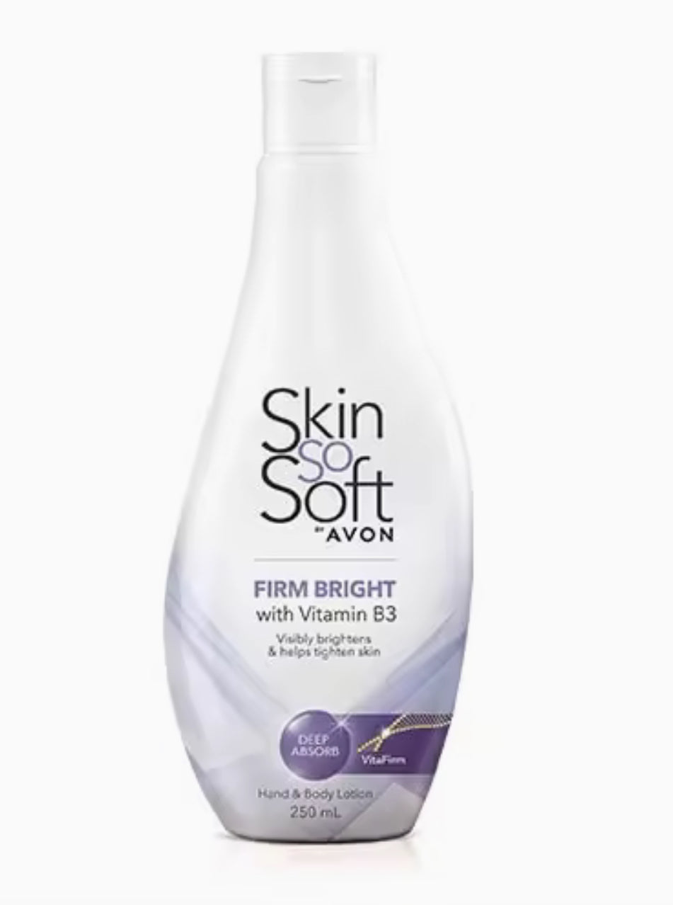 AVON Skin So Soft Firm Bright + vitamin B3 250ml Lotion