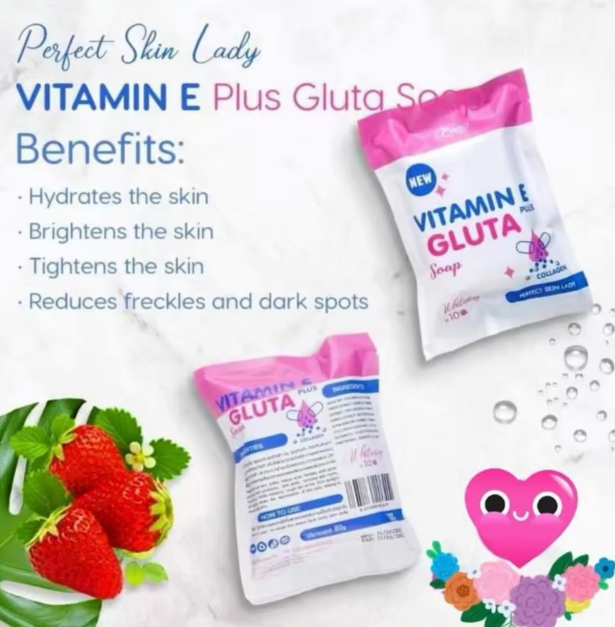 Vitamin E Plus Gluta Soap -Thailand Whitening