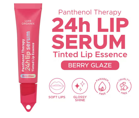 Luxe Organix Panthenol Therapy 24H Lip Serum Tinted Lip Essence 10g
