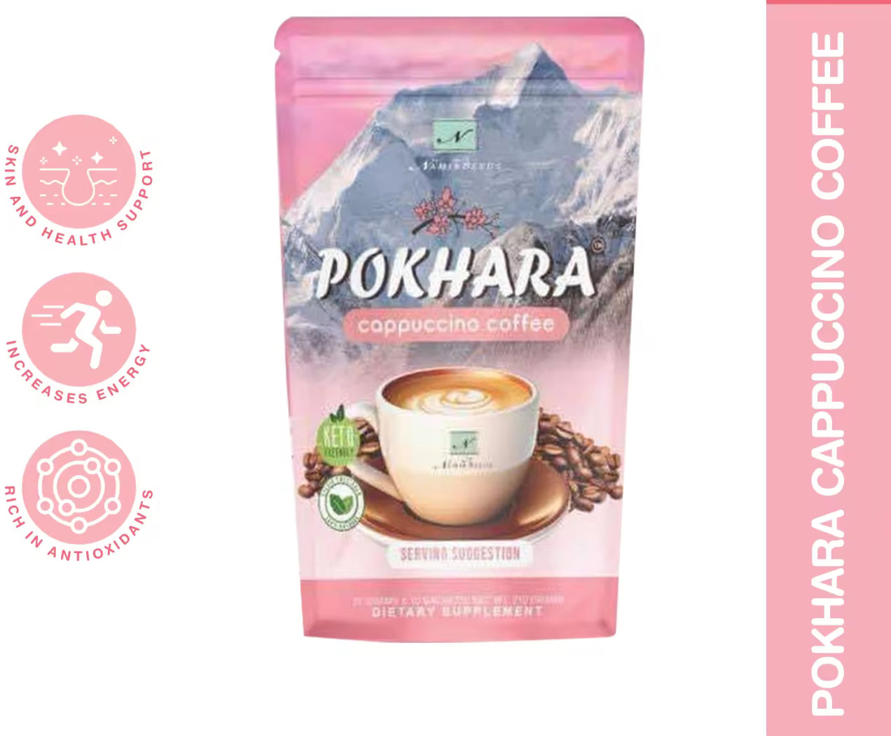 POKHARA Cappucino Coffee 10sachets x 21g | Namiroseus