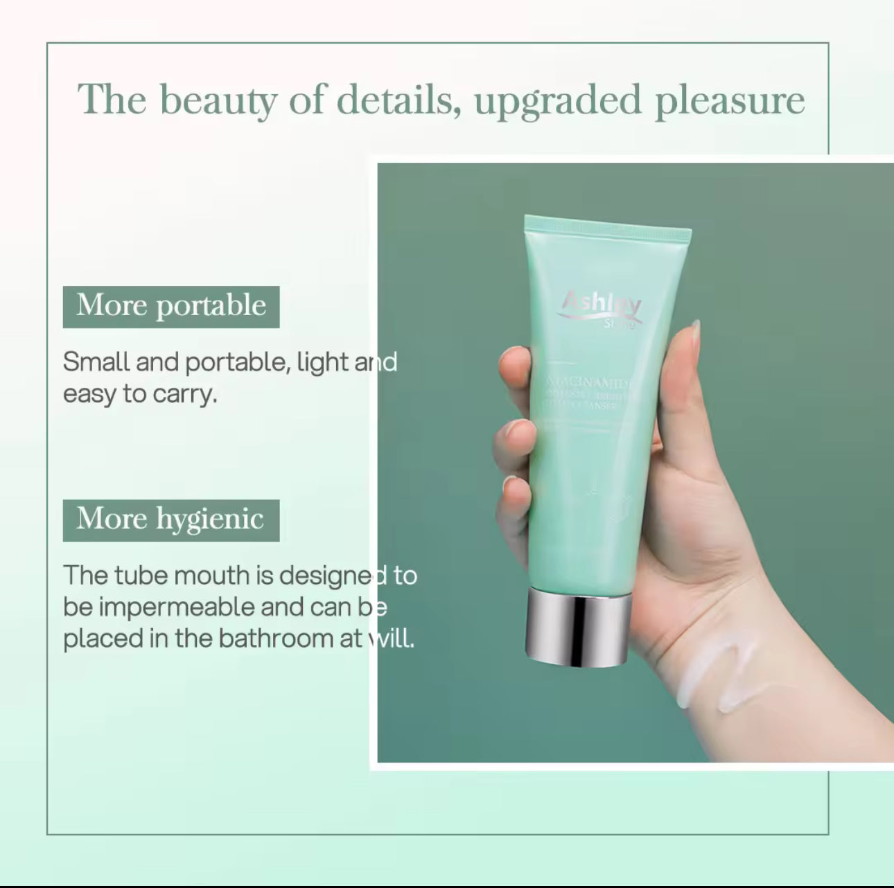 Ashley Shine NIACINAMIDE  Intensive Brightening Foam Cleanser 120g