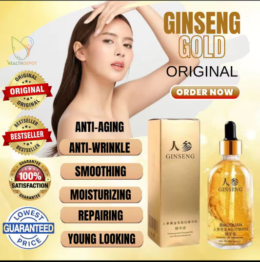 Ginseng Gold Polypeptide Anti Wrinkle Gold Serum Firming | Anti Aging Facial Essence 100ml
