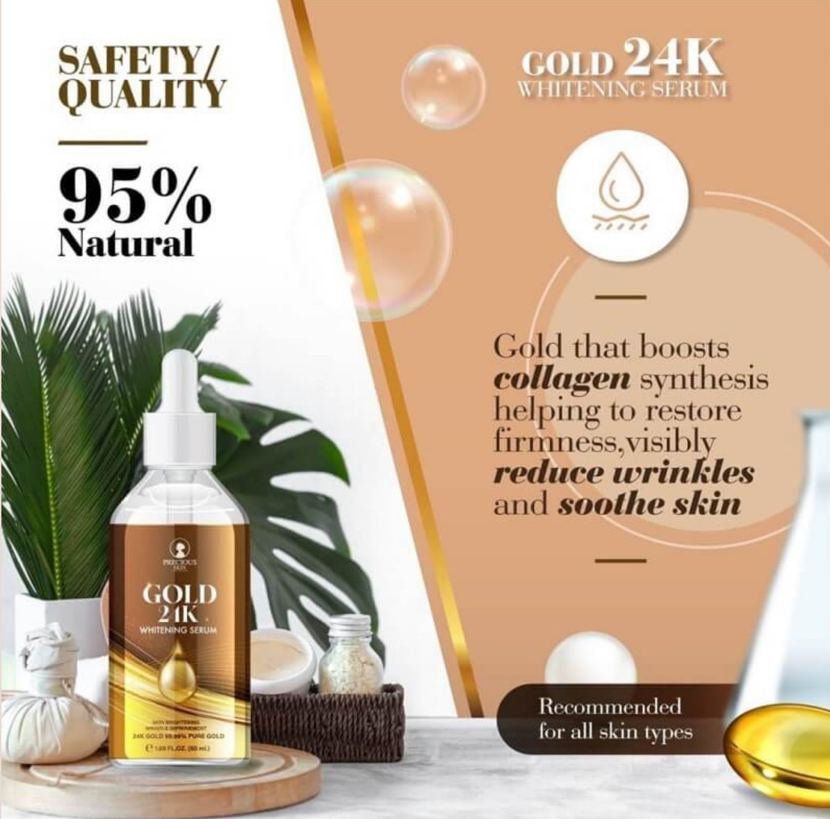 Gold 24K Whitening Serum 50ml
