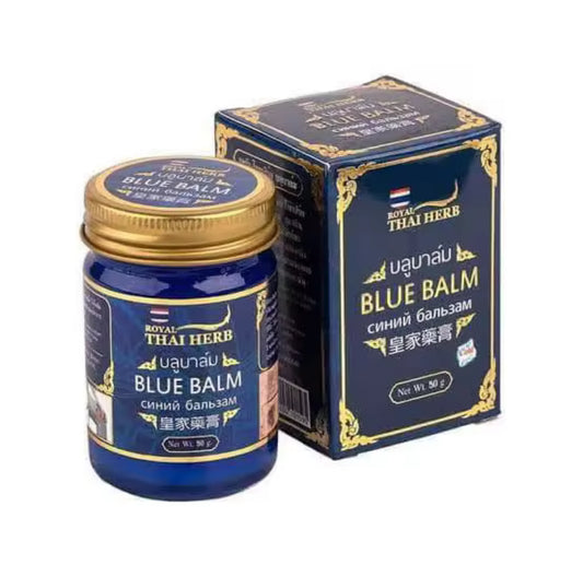 ROYAL THAI HERB BLUE BALM 50g ( made in Thailand )