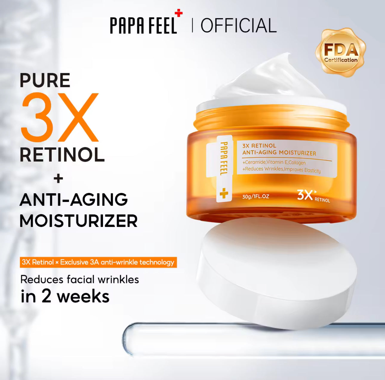 PAPA FEEL 3x Retinol Anti Aging Moisturizer 30g