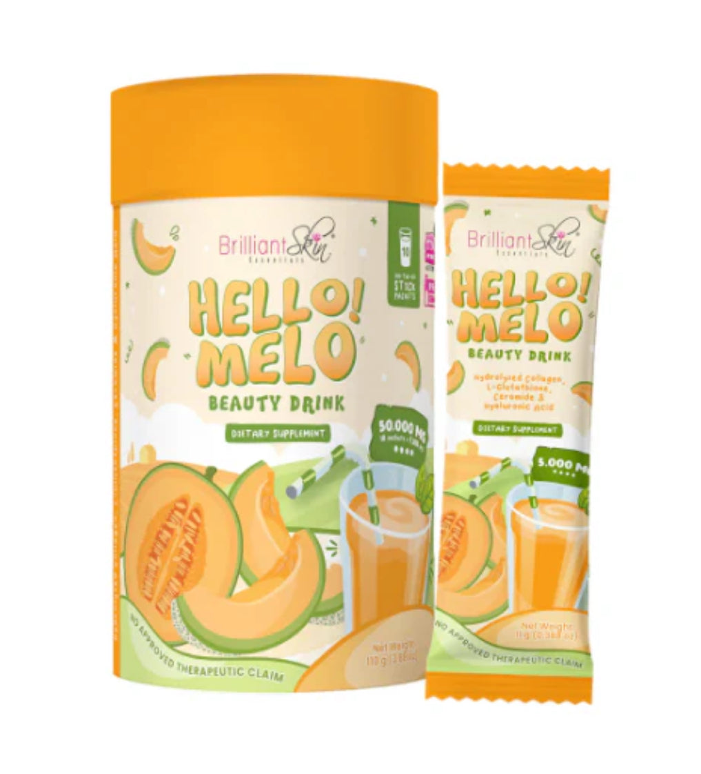 Brilliant Skin Essentials HELLO MELO Beauty Drinks with Collagen L-Glutathione