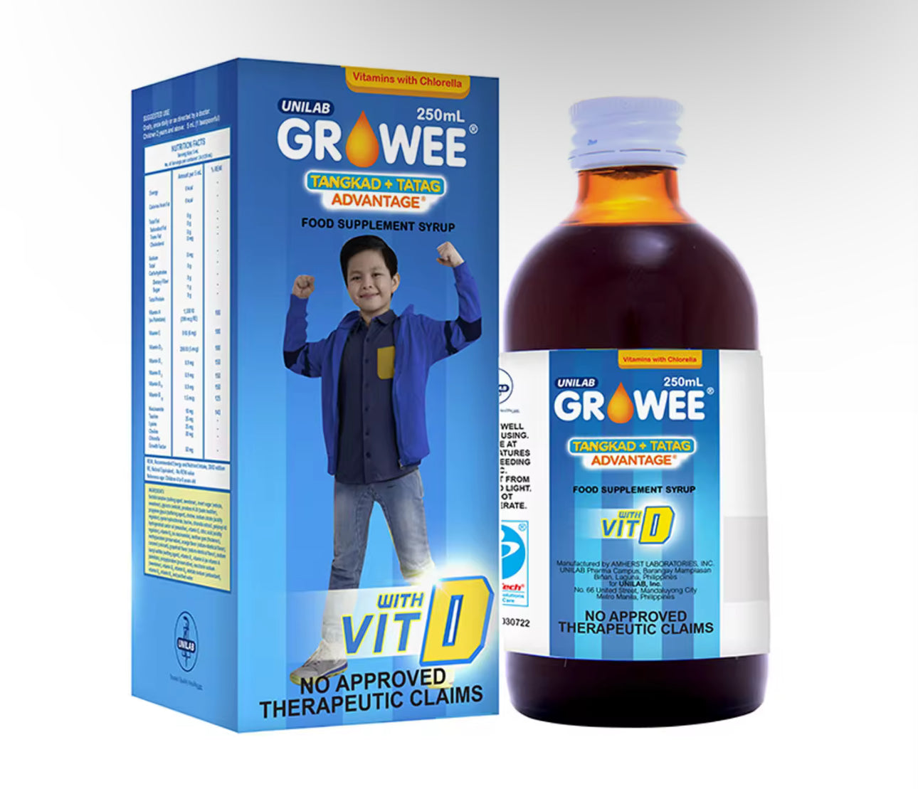 Growee Syrup 250ML with VITD