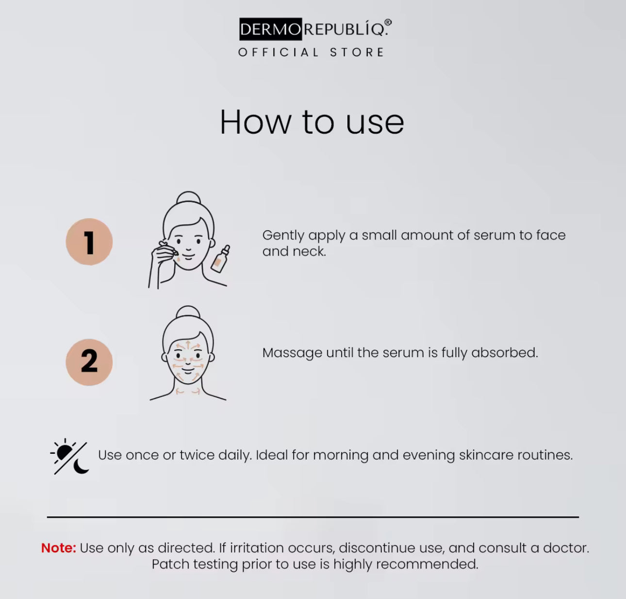 Dermorepubliq 5% Niacinamide + Hyaluronic Acid Sensitive Skin Formula Serum - 30 mL