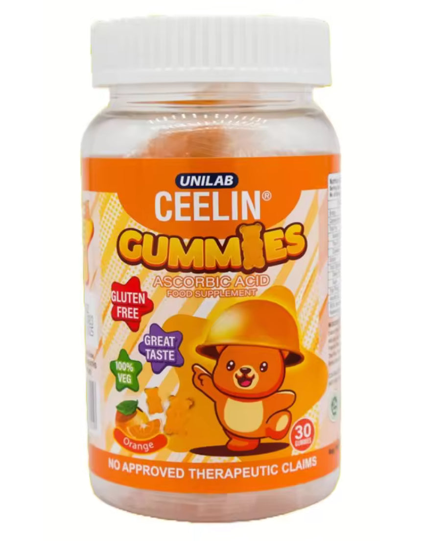 CEELIN Gummies Ascorbic Acid Food Supplement 30s Gummies