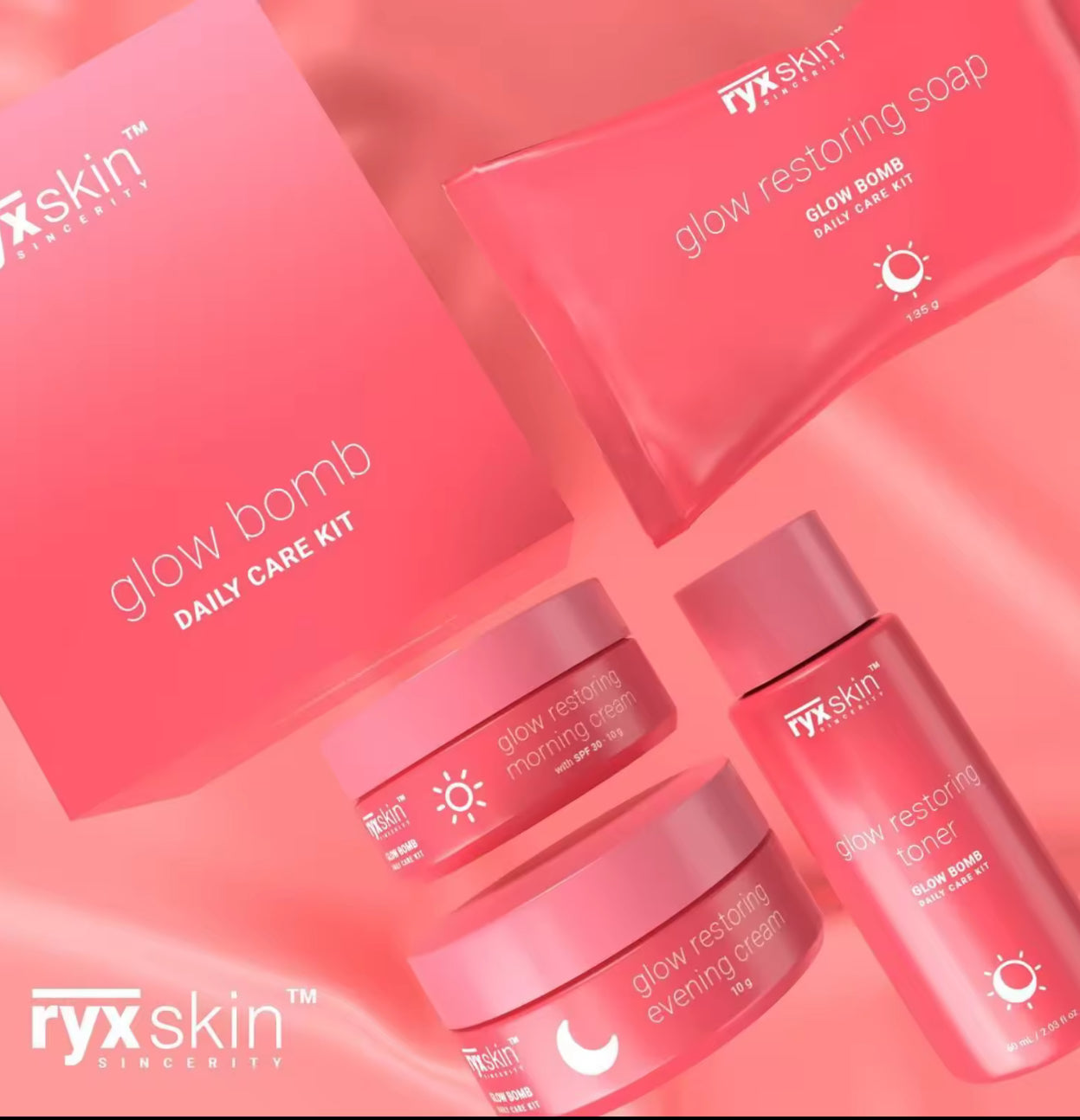 RyxSkin Glow Bomb Daily Care Kit