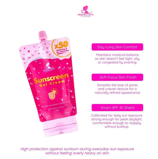 Perfectskin Sunscreen Gel Cream | 50g