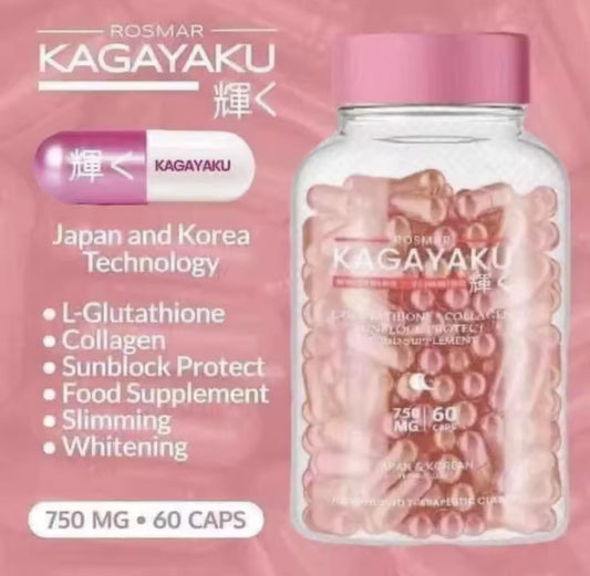 Rosmar Kagayaku Glutathione Capsules 60pcs