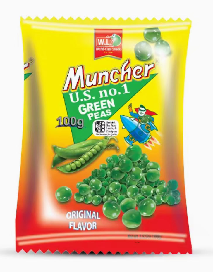 Muncher Green Peas 70g