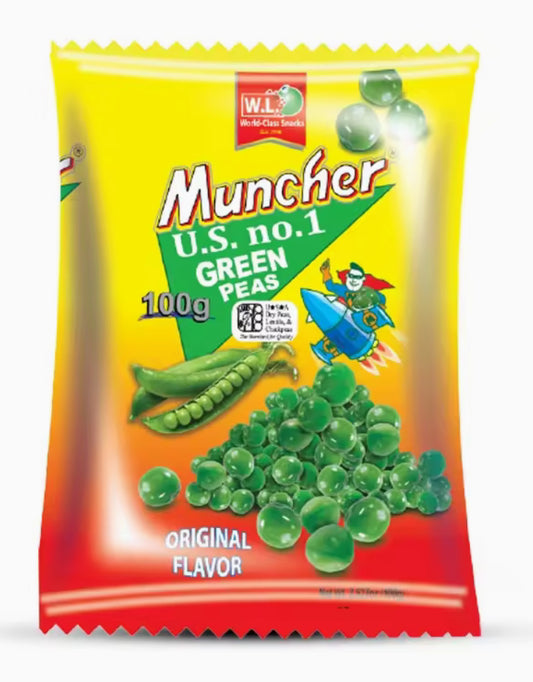 Muncher Green Peas 70g