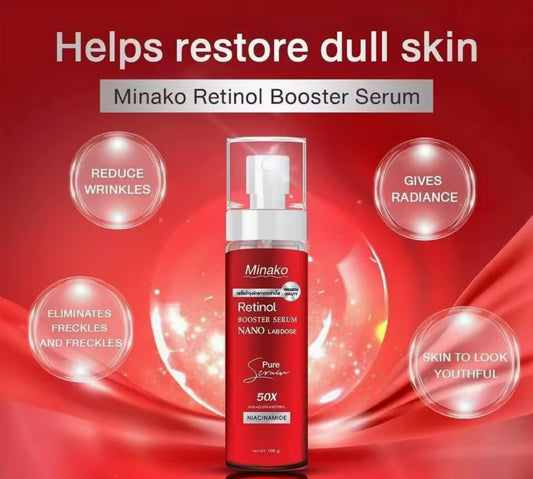 Minako Booster Serum with Hya, Glutathione and Niacinamide Serum