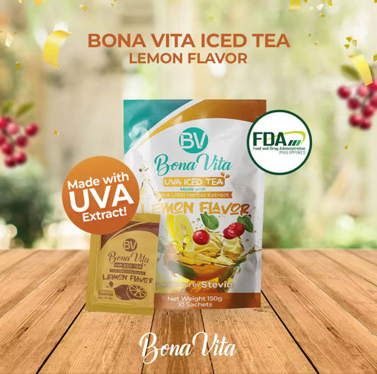 Bona Vita UVA Iced Tea Lemon Flavor 10sachetx18g