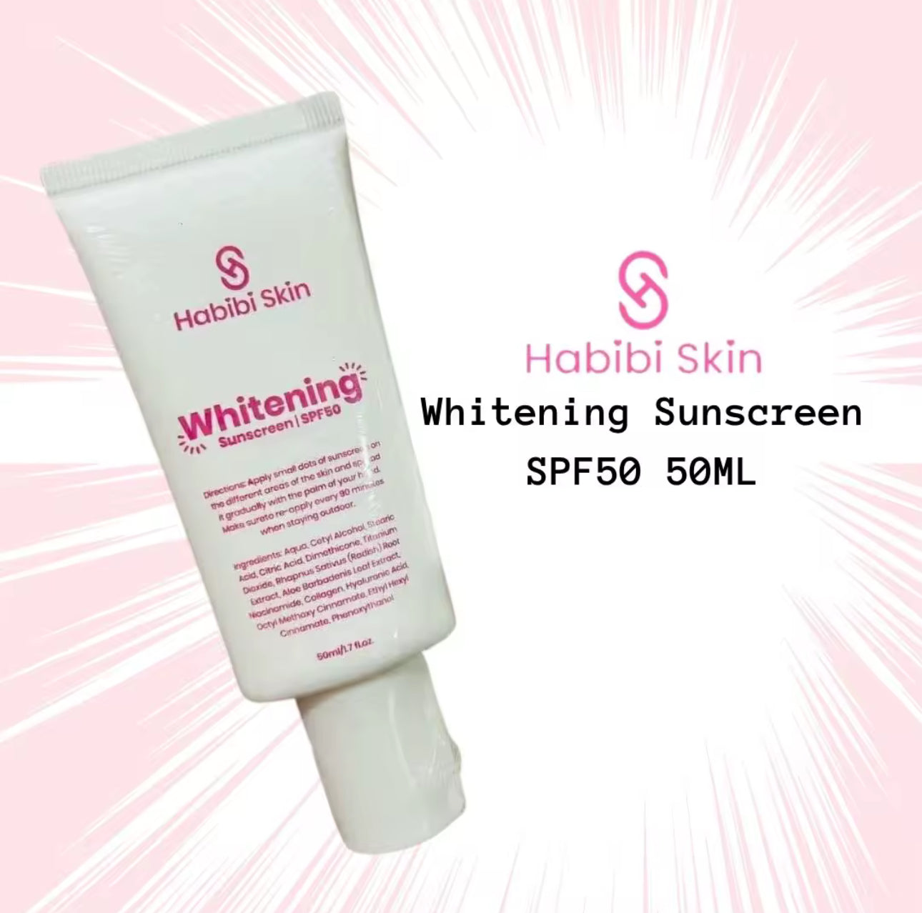 Habibi Skin Whitening Sunscreen SPF50