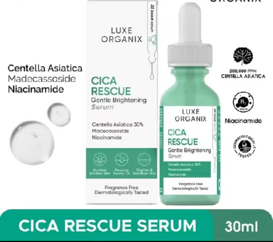 LUXE ORGANIX CICA RESCUE DAILY SERUM 30ml