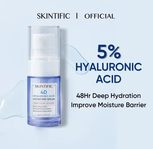 SKINTIFIC OFFICIAL-4D Hyaluronic Acid Hydrating Serum (20ml)