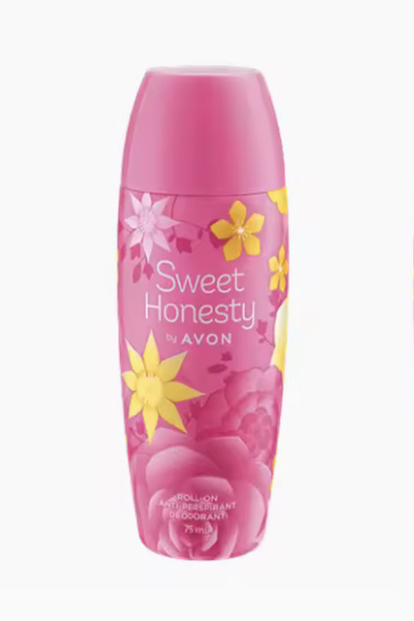 AVON Sweet Honesty Antiperspirant Perfumed Deodorant Roll on for WOMEN 75mL